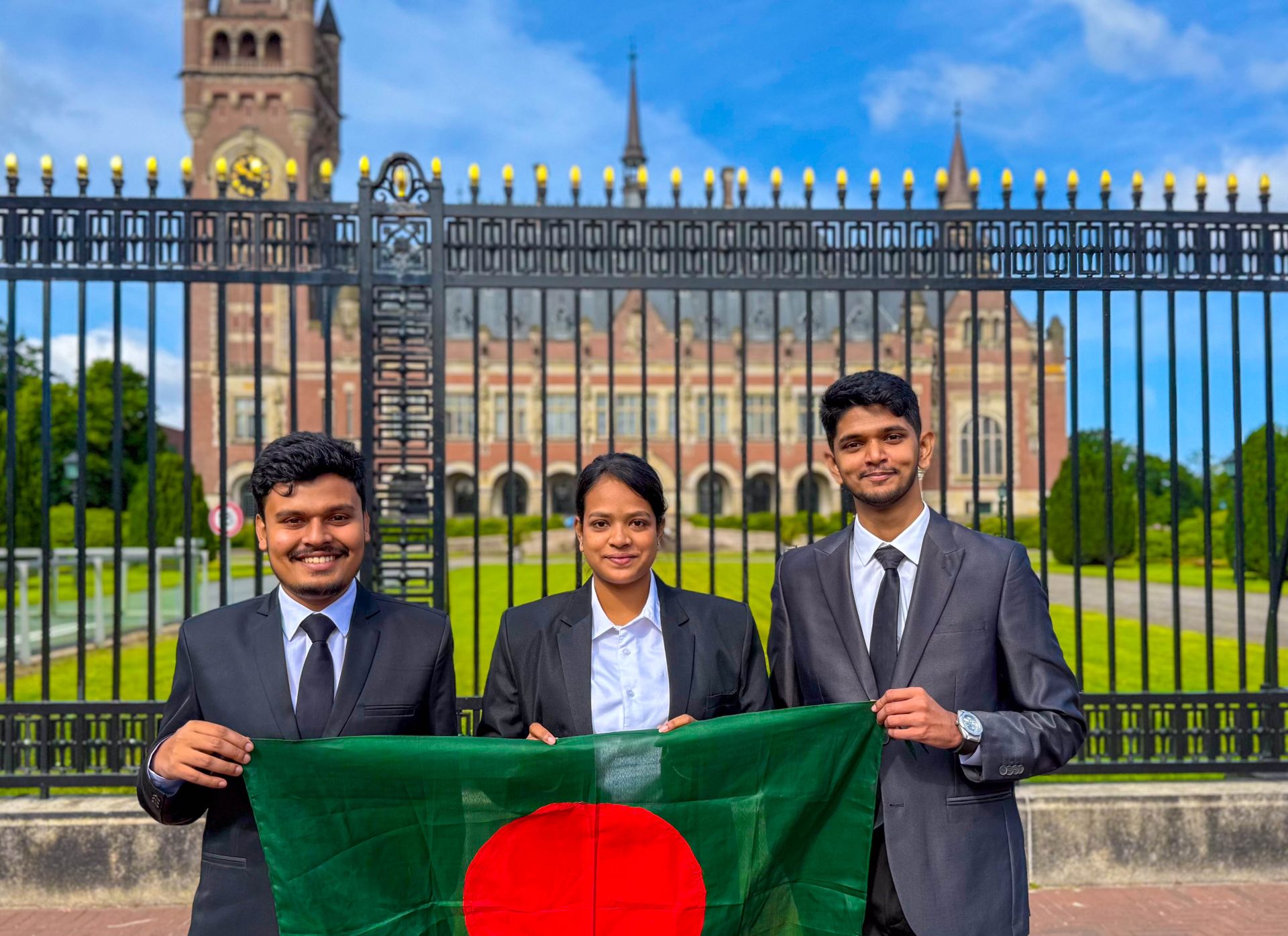 ICJ The Hague - Bangladesh Flag